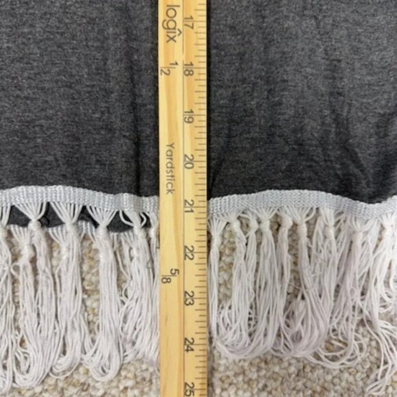 Y2K Moonchild Life is Beautiful Tee Shirt Size L Tassels Fringe Biker Goth - Picture 7 of 7